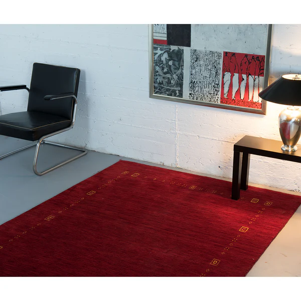 Wollteppich Lori Dream - Schurwolle - Rot - 90 x 160 cm - Image 2