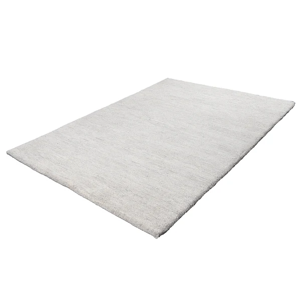 Wollteppich Maloronga Uni - Schurwolle - Sandgrau - 70 x 140 cm - Image 2